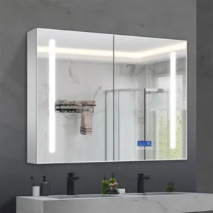 Best Bathroom Mirror Cabinet Storage | HE19-1 | Double Door